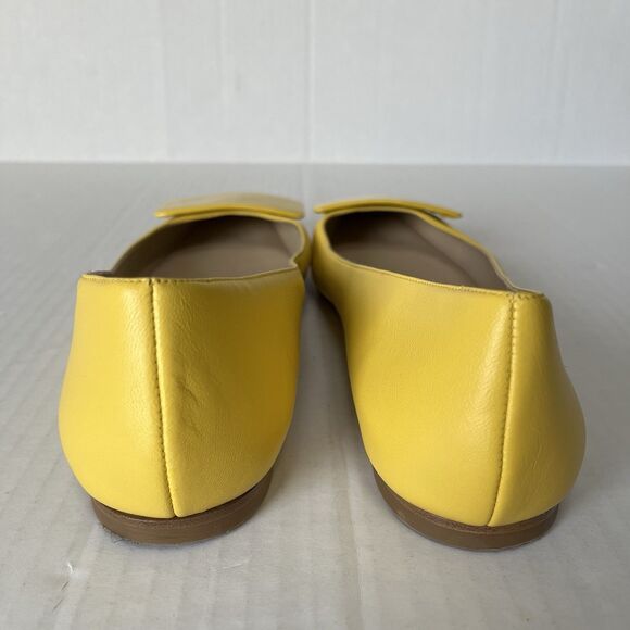 Bells & Becks Womens The Emma Yellow Square Toe Ballet Flats Slip On Casual 40.5 - Picture 11 of 16